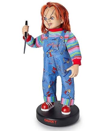 2.4 Ft Bump ‘N Go Chucky Animatronic - Decorations