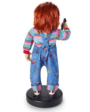 2.4 Ft Bump ‘N Go Chucky Animatronic - Decorations