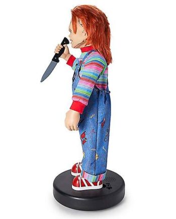 2.4 Ft Bump ‘N Go Chucky Animatronic - Decorations