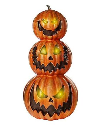 2.4 Ft Light-Up Pumpkin Stack Decoration