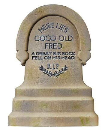 24 Inch The Haunted Mansion Fred Tombstone - Disney