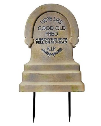24 Inch The Haunted Mansion Fred Tombstone - Disney