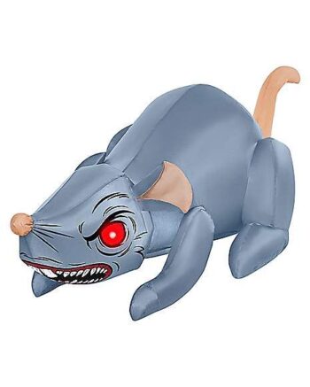 3 Ft Light-Up Rat Inflatable Decoration