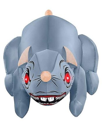 3 Ft Light-Up Rat Inflatable Decoration