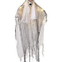 36 Inch Light-Up Hanging White Reaper Decoration