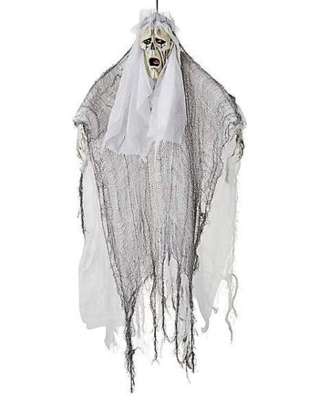 36 Inch Light-Up Hanging White Reaper Decoration