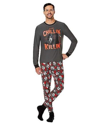 Adult Ghostface Pajama Set- Ghostface