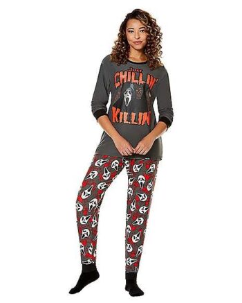 Adult Ghostface Pajama Set- Ghostface