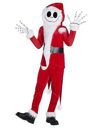 Adult Jack Skellington Santa Costume - The Nightmare Before Christmas