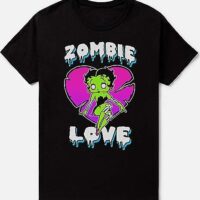 Betty Boop Zombie Love T Shirt - Betty Boop