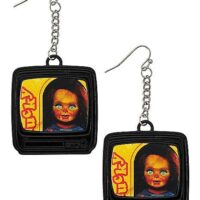 Chucky Box Lenticular Dangle Earrings