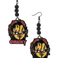 Chucky Stained Glass Style Dangle Earrings