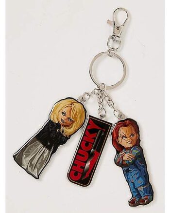 Chucky and Tiffany Keychain