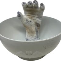 Deluxe Halloween Animated Mummy Hand Candy Bowl