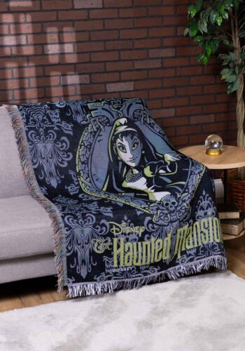 Disney Haunted Mansion Haunted Frame Tapestry Throw Blanket