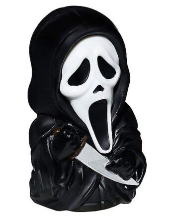 Ghost Face Light-Up Horror Statue