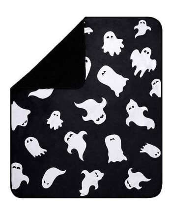 Ghost Print Fleece Blanket