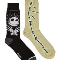 Jack Skellington and Oogie Boogie Crew Socks 2 Pair - The Nightmare Before Christmas