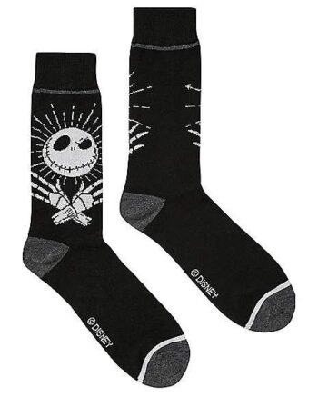 Jack Skellington and Oogie Boogie Crew Socks 2 Pair - The Nightmare Before Christmas