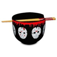 Jason Mask Ramen Bowl with Chopsticks - Friday the 13th