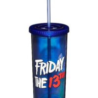 Jason Voorhees Iridescent Cup with Straw - Friday the 13th