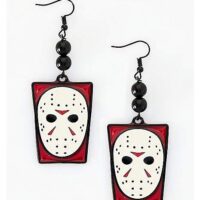 Jason Voorhees Mask Dangle Earrings - Friday the 13th