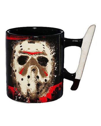 Jason Voorhees Mask Molded Handle Coffee Mug 20 oz. - Friday the 13th