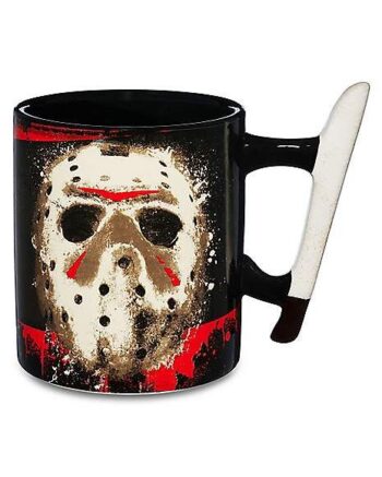 Jason Voorhees Mask Molded Handle Coffee Mug 20 oz. - Friday the 13th