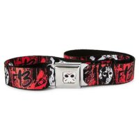 Jason Voorhees Mask Seat Belt Belt - Friday the 13th