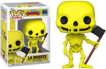 POP Board Games: Loteria - La Muerte Funko Vinyl Figure (Bundled with Compatible Box Protector Case), Multicolor, 3.75 inches