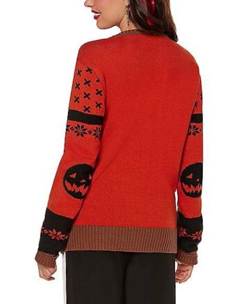 Light-Up Sam is Coming to Town Christmas Sweater - Trick 'r Treat