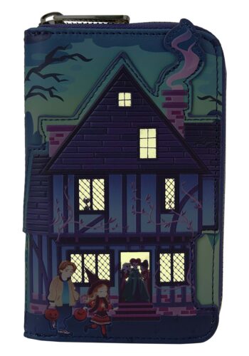 Loungefly Disney Hocus Pocus Sanderson Sisters House Glow Zip Around Wallet