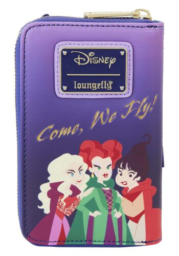 Loungefly Disney Hocus Pocus Sanderson Sisters House Glow Zip Around Wallet