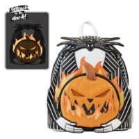 Loungefly Disney Nightmare Before Christmas Jack Skellington Pumpkin Head Mini Backpack