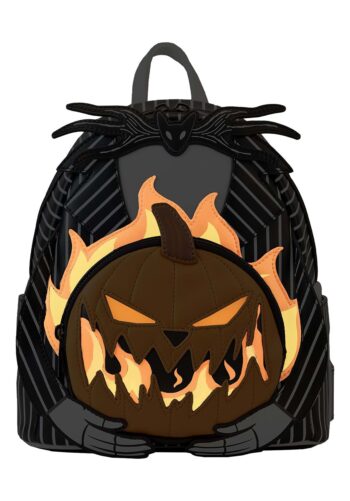 Loungefly Disney Nightmare Before Christmas Jack Skellington Pumpkin Head Mini Backpack