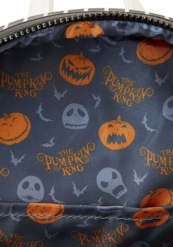 Loungefly Disney Nightmare Before Christmas Jack Skellington Pumpkin Head Mini Backpack