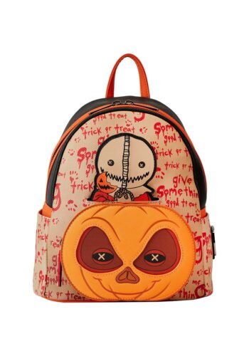 Loungefly Legendary Pictures Trick 'r Treat Sam Pumpkin Cosplay Mini Backpack