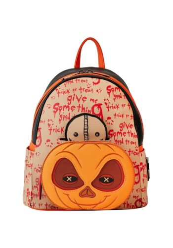 Loungefly Legendary Pictures Trick 'r Treat Sam Pumpkin Cosplay Mini Backpack