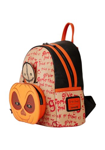 Loungefly Legendary Pictures Trick 'r Treat Sam Pumpkin Cosplay Mini Backpack