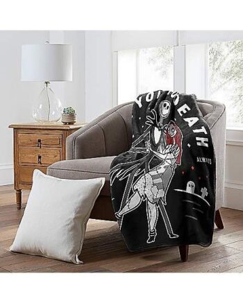 Love You to Death Fleece Blanket - The Nightmare Before Christmas