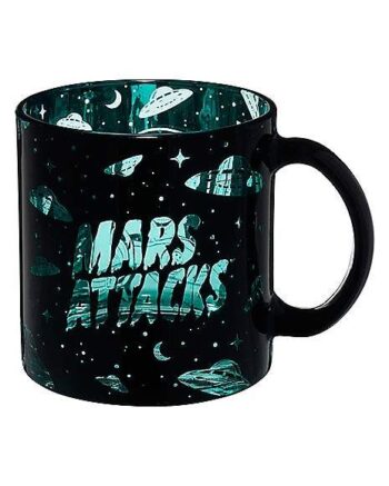 Mars Attacks! Glass Coffee Mug - 20 oz.