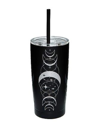 Moon Phase Cup with Straw - 20 oz.