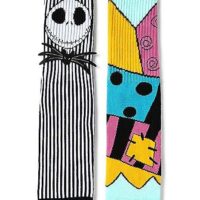 Multi-Pack Jack and Sally Crew Socks 2 Pack - The Nightmare Before Christmas