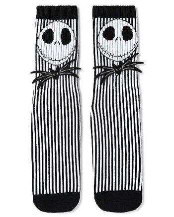 Multi-Pack Jack and Sally Crew Socks 2 Pack - The Nightmare Before Christmas