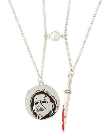 Multi-Pack Michael Myers Halloween Magnetic Bestie Necklaces - 2 Pack