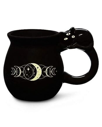 Mystic Cat Molded Coffee Mug - 17 oz.