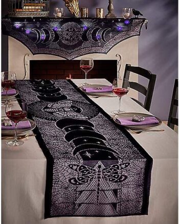 Mystical Arts Insect Lace Table Runner