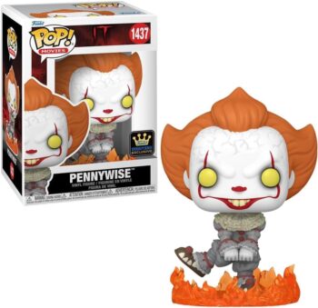 POP Stephen King's It - Dancing Pennywise Specialty Series Exclusive Funko Vinyl Figure (Bundled with Compatible Box Protector Case), Multicolor, 3.75 inches