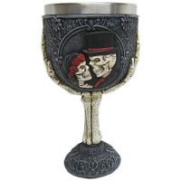 Skeleton Lovers Goblet - 13.5 oz.