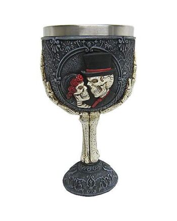 Skeleton Lovers Goblet - 13.5 oz.